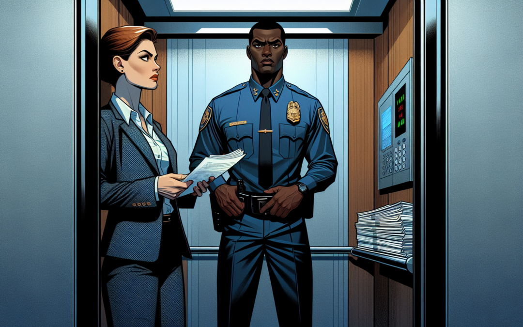 Elevator Showdown: Courageous Auditor Holds Police Chief Accountable in Tense Stand-off — A Must-Read Tale of Transparency, Justice, and the Unyielding Pursuit of Truth in Law Enforcement