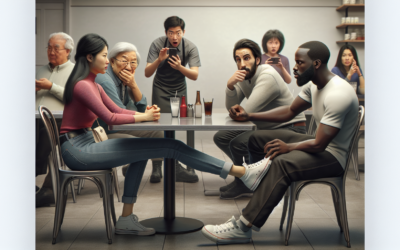 Unexpected Showdown: A Simple Dining Experience Turns into a Battle of Personal Space and Etiquette—Exploring Social Boundaries When Feet Go Where They Don’t Belong at Your Favorite Eatery