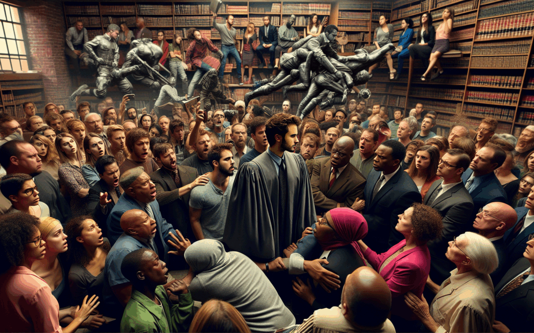 Chaos at the Library: Confrontation Erupts as Fraudulent Auditor Faces Justice Amidst Public Outcry – A Shocking Look Into Accountability in Public Spaces